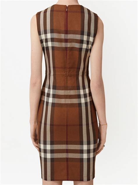 abito burberry donna cotone|Burberry Abito Smanicato a Quadri .